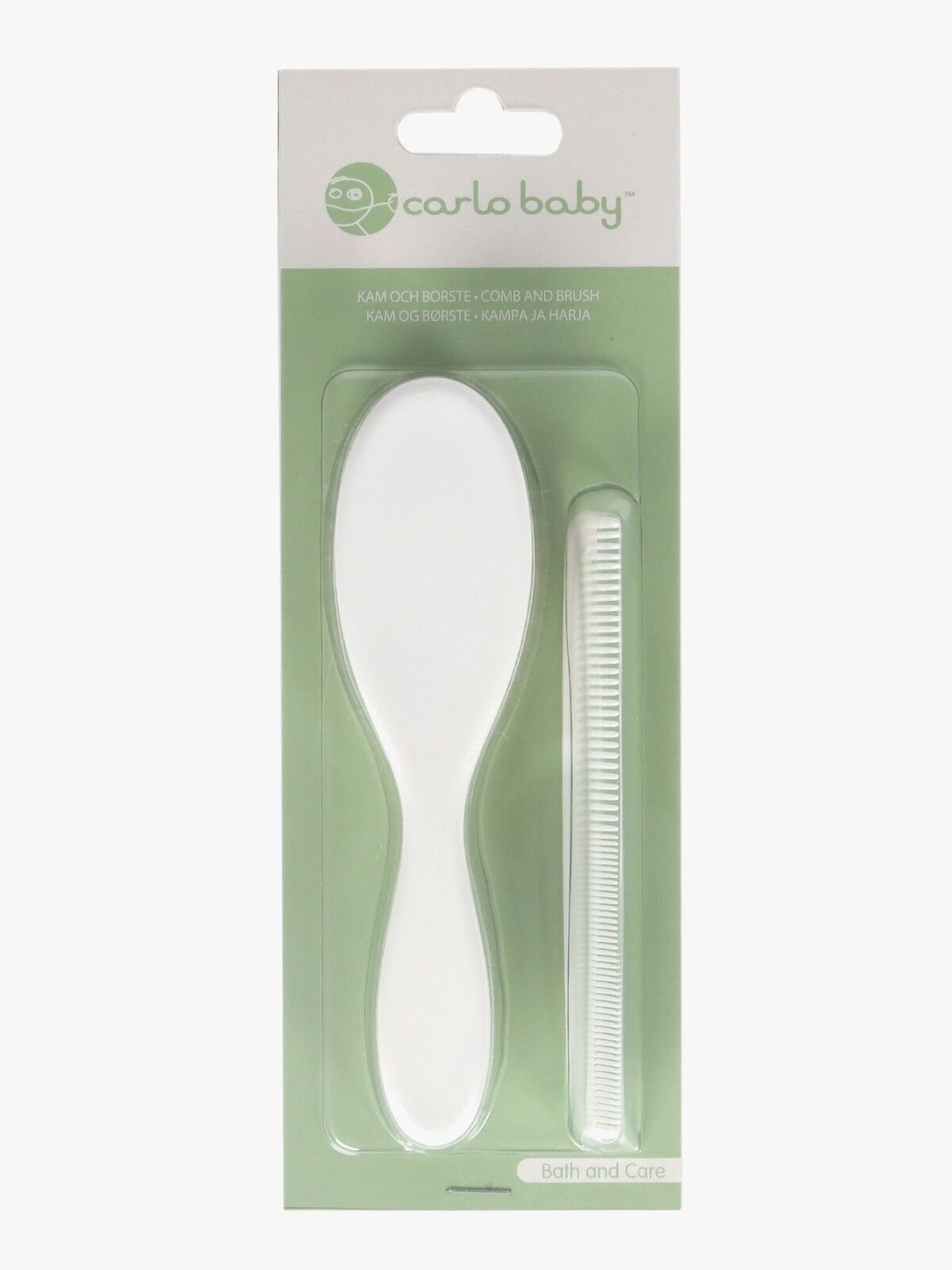 CarloBaby Kamm & Bürste, Weiß