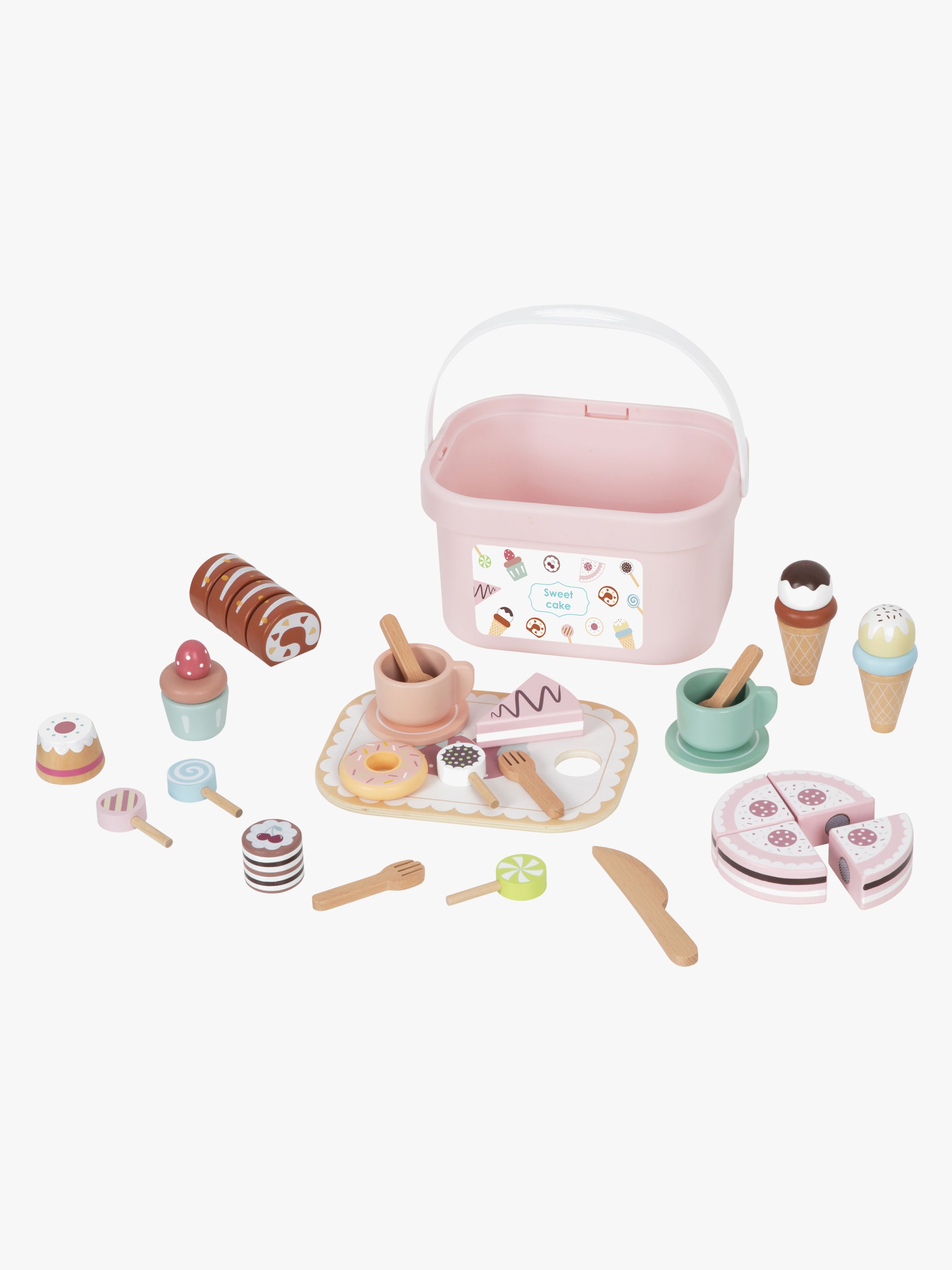 TookyToy Cutting Geschirr-Set, Rosa