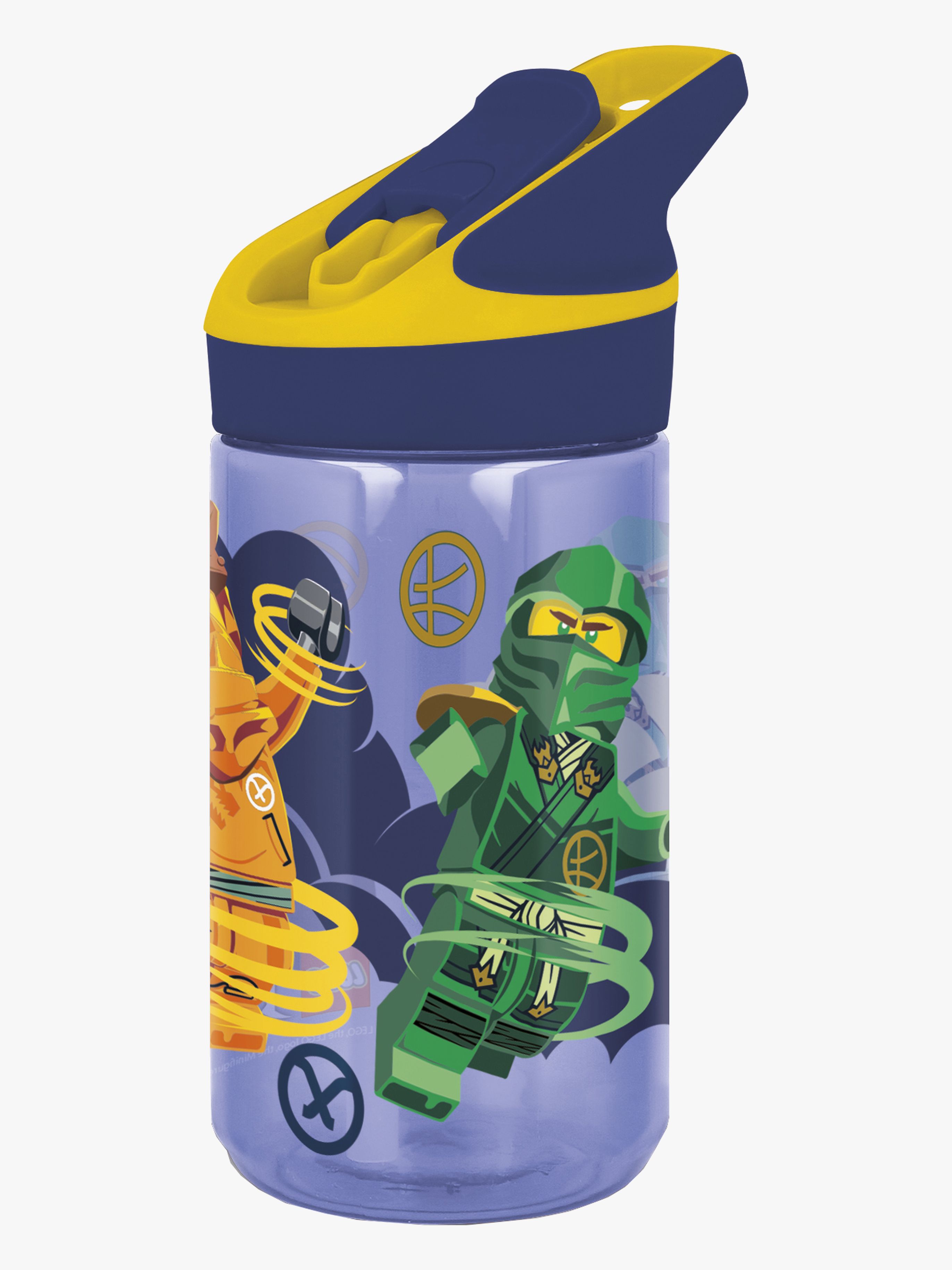 LEGO® Ninjago Trinkflasche 480 ml, Blau/Gelb