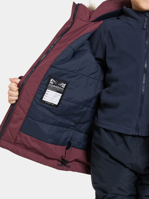 Didriksons Bjärven Winterjacke, Anemon Red