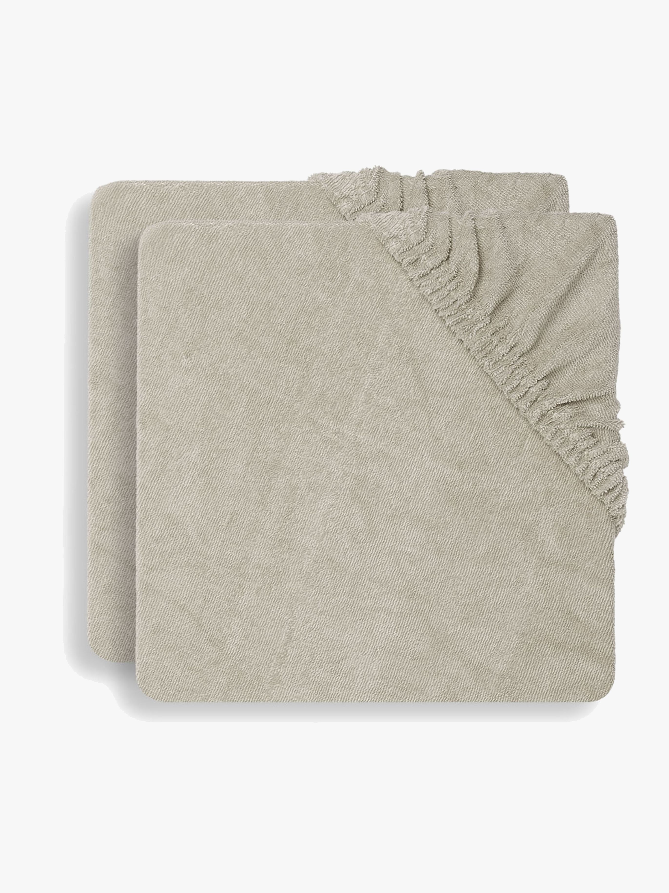 Wickeltischauflagenbezug 50x70cm 2er-Pack, Nougat