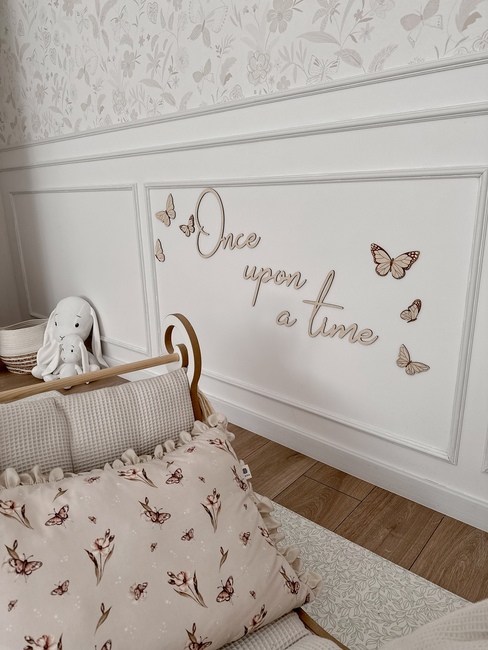 lis wycina Once Upon A Time 2 Wanddekoration Schmetterlinge