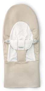 BabyBjörn Balance Soft Stoffsitz Baumwolle/Jersey, Beige/grau
