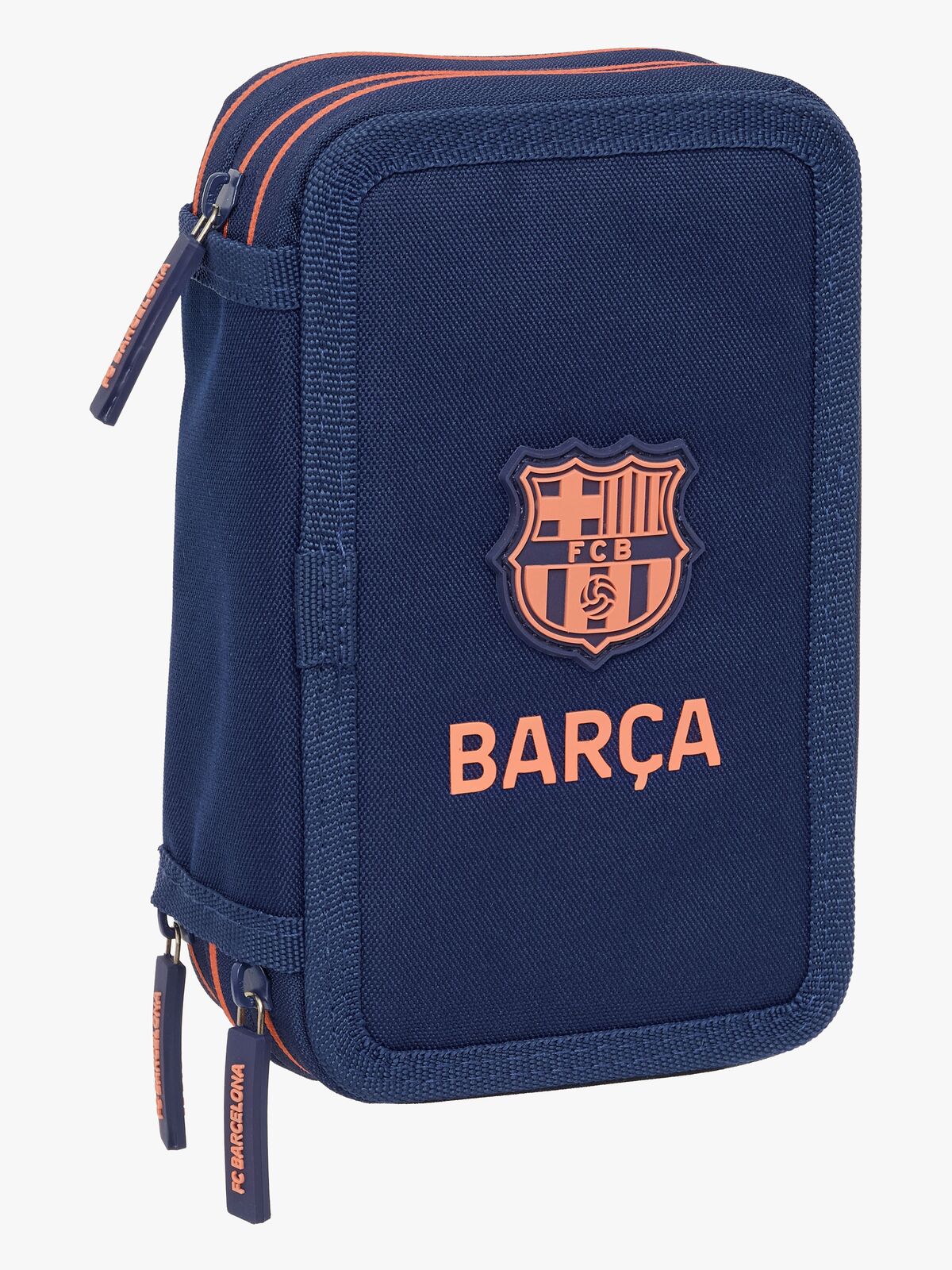 FC Barcelona Gefülltes Dreifach-Federmäppchen 37 Teile, 2ª Equipment