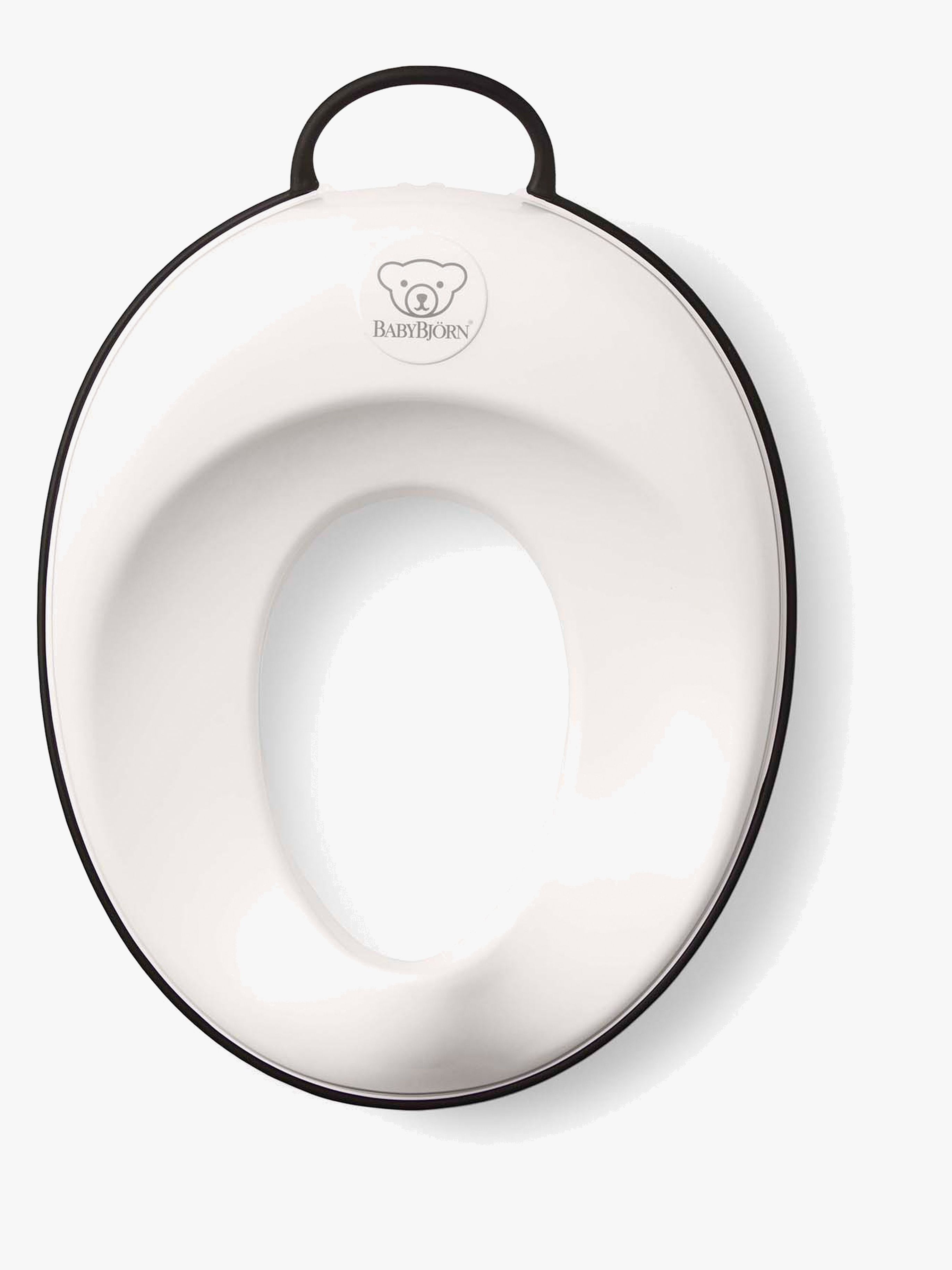Toilettensitz, Weiß / Schwarz