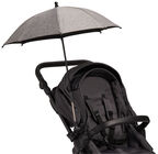 Beemoo Sonnenschirm für Kinderwagen, Grey Melange