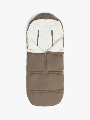 Beemoo Light Fußsack inkl. Erweiterung, Taupe Swallow