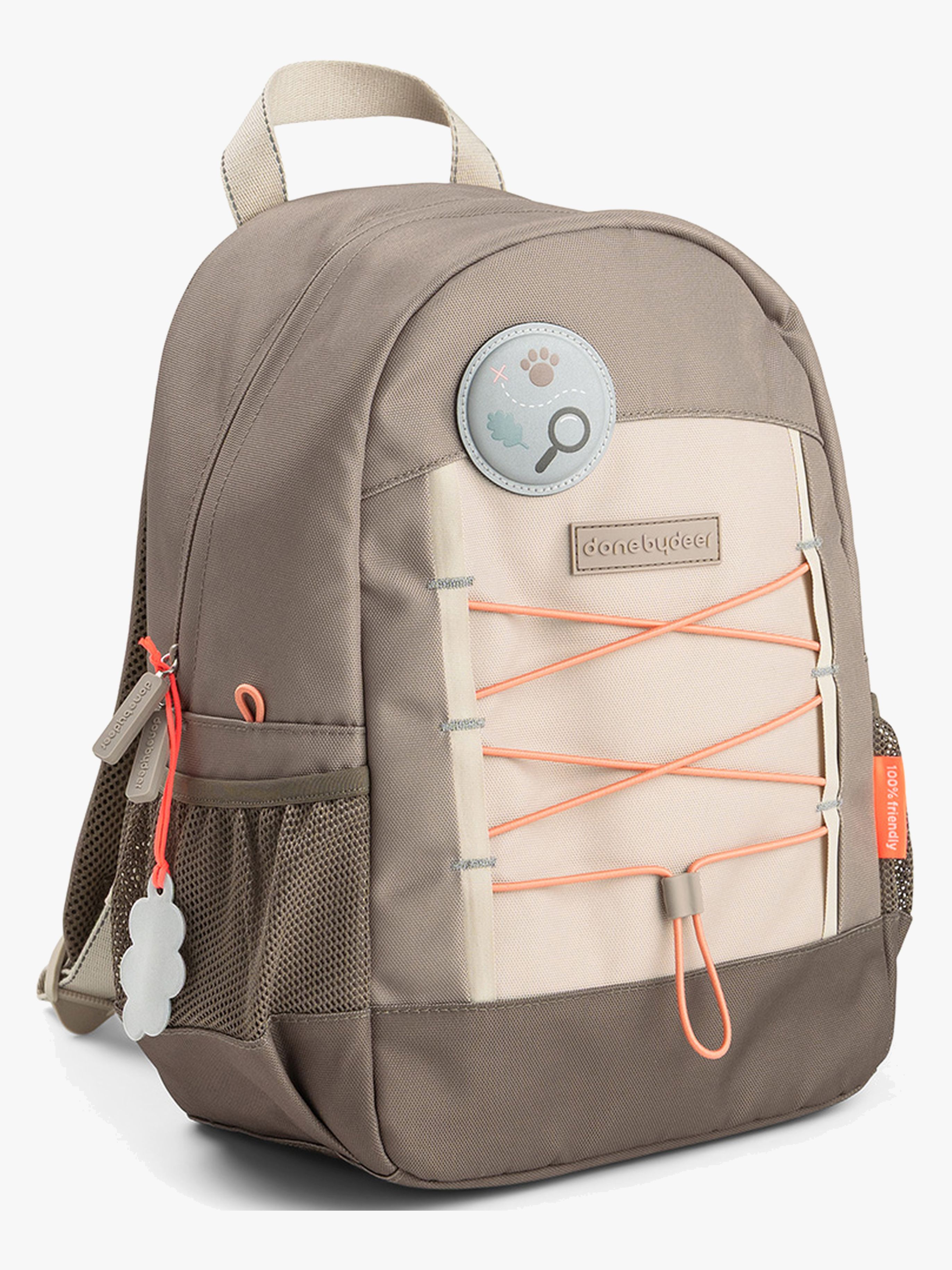 Done By Deer Junior Kinder Rucksack 13L, Tiny Trails Sand