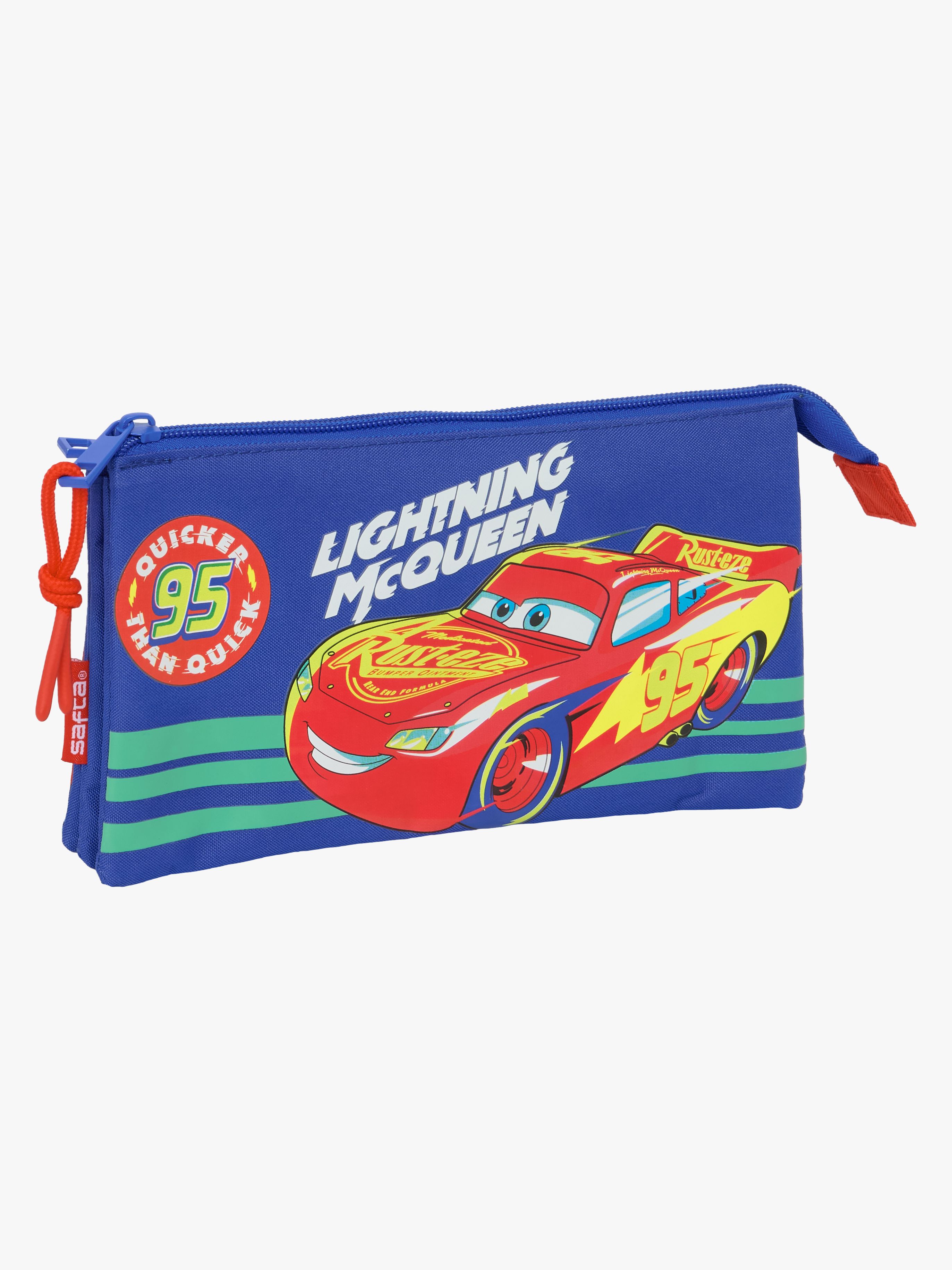 Disney Cars Dreifach-Federmäppchen, Blau