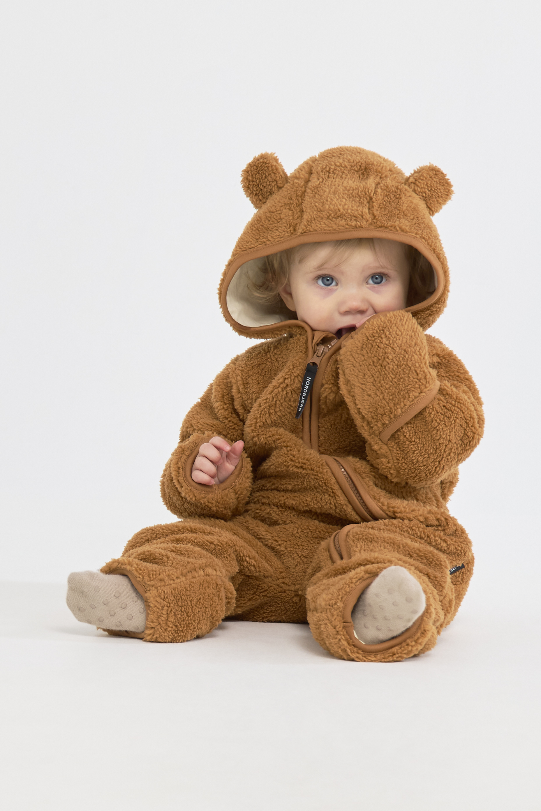 Nordbjørn Lou Fleece-Overall, Lion, Größe 86