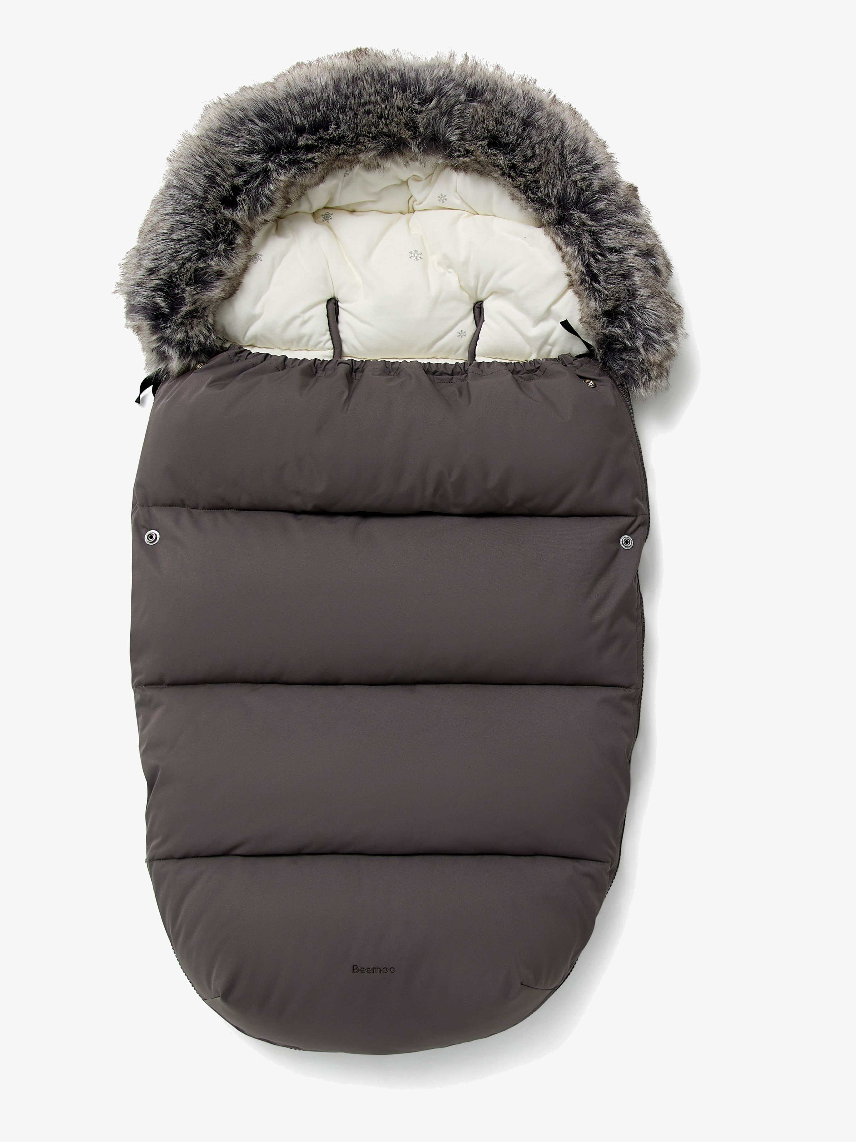 Beemoo Brisk Winterfußsack, Grey/Snowflake, Winterfußsäcke