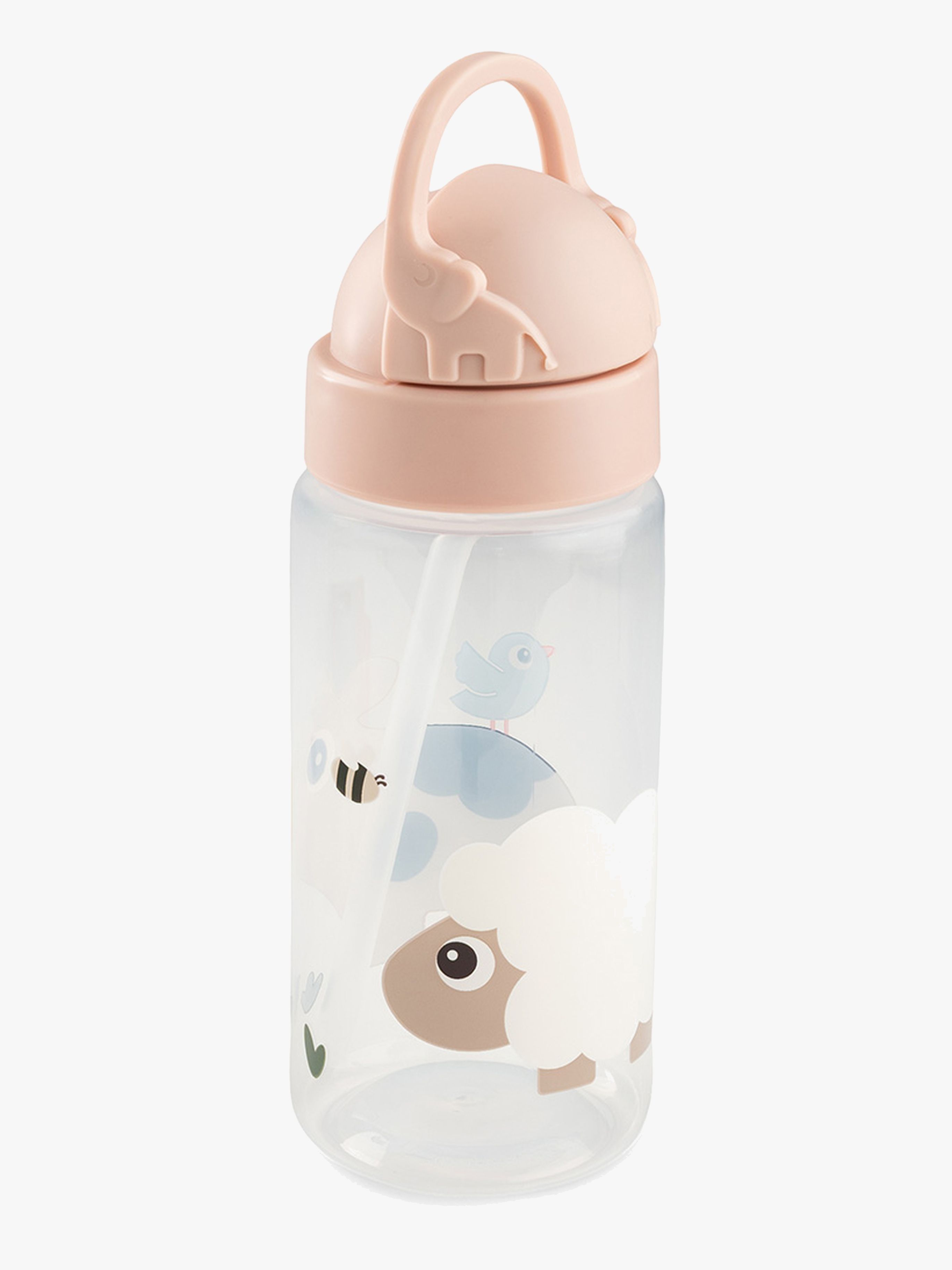 Tiny Farm Flasche mit Trinkhalm, Powder