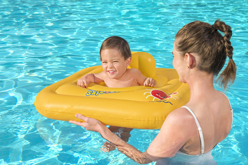 Bestway Step A Swim Baby Schwimmring, Yellow