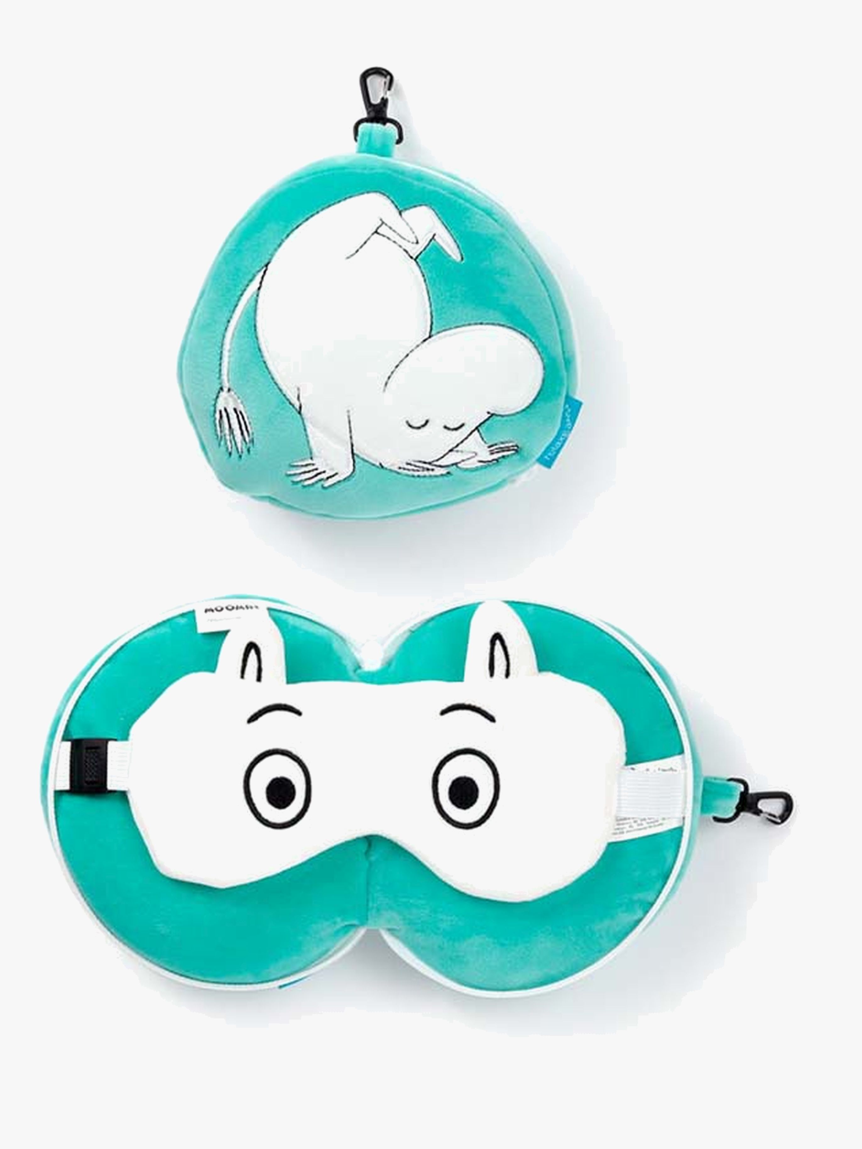 Relaxeazzz Plüsch Mumin Reisekissen & Schlafmaske