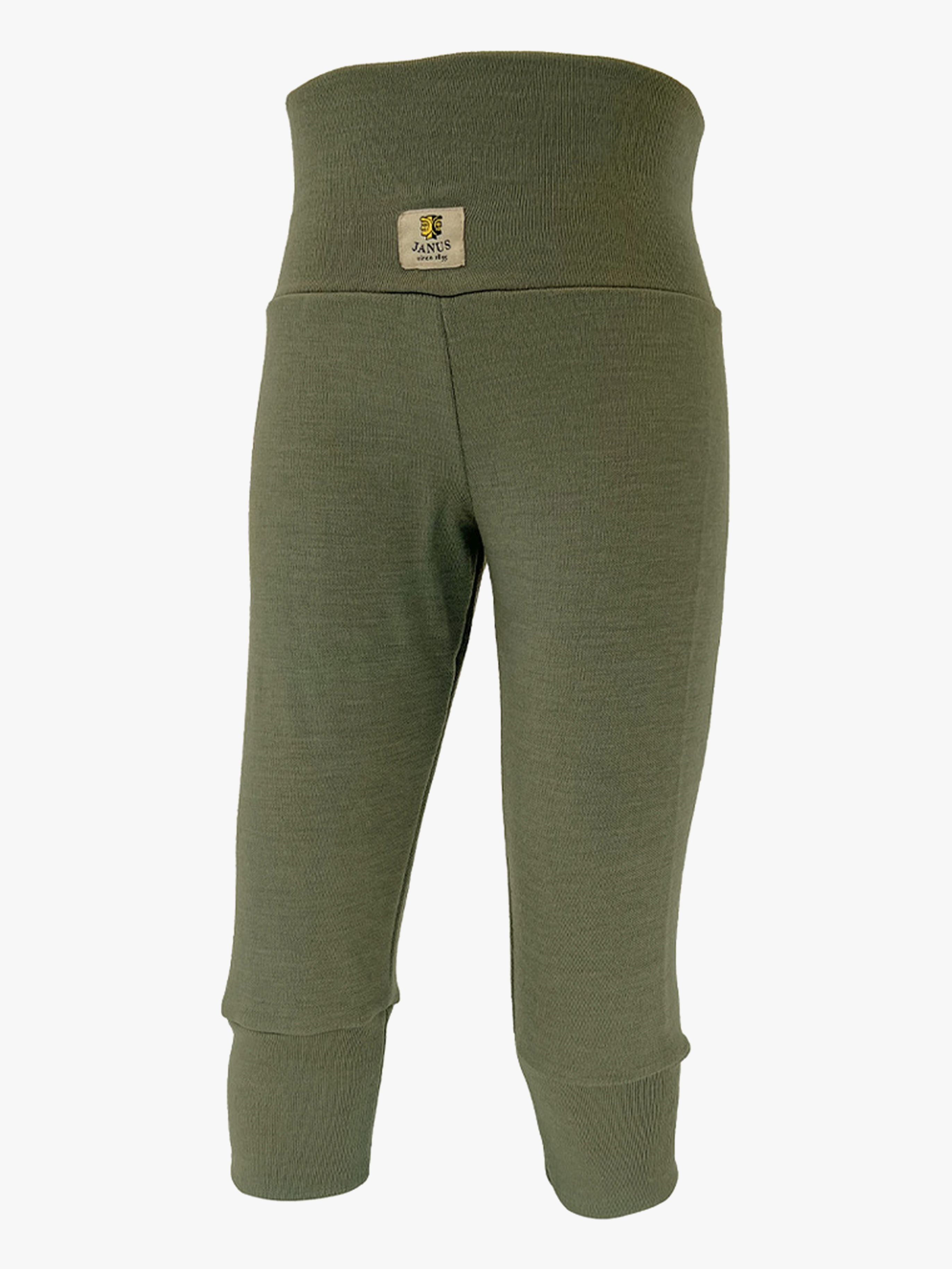 Babywool Hose Merinowolle, Olivgrün, 56