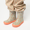 Viking x Kenza Print Gummistiefel, Apricot/Sand