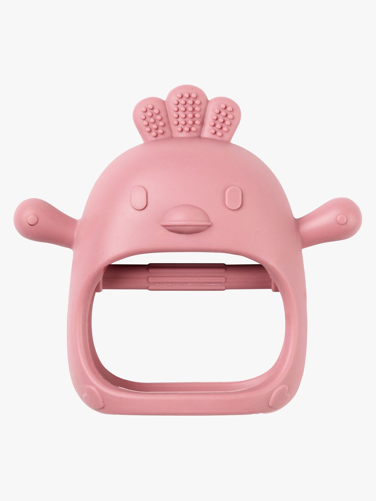 Nattou Soft Silicone Handschuh Beißspielzeug, Old Pink