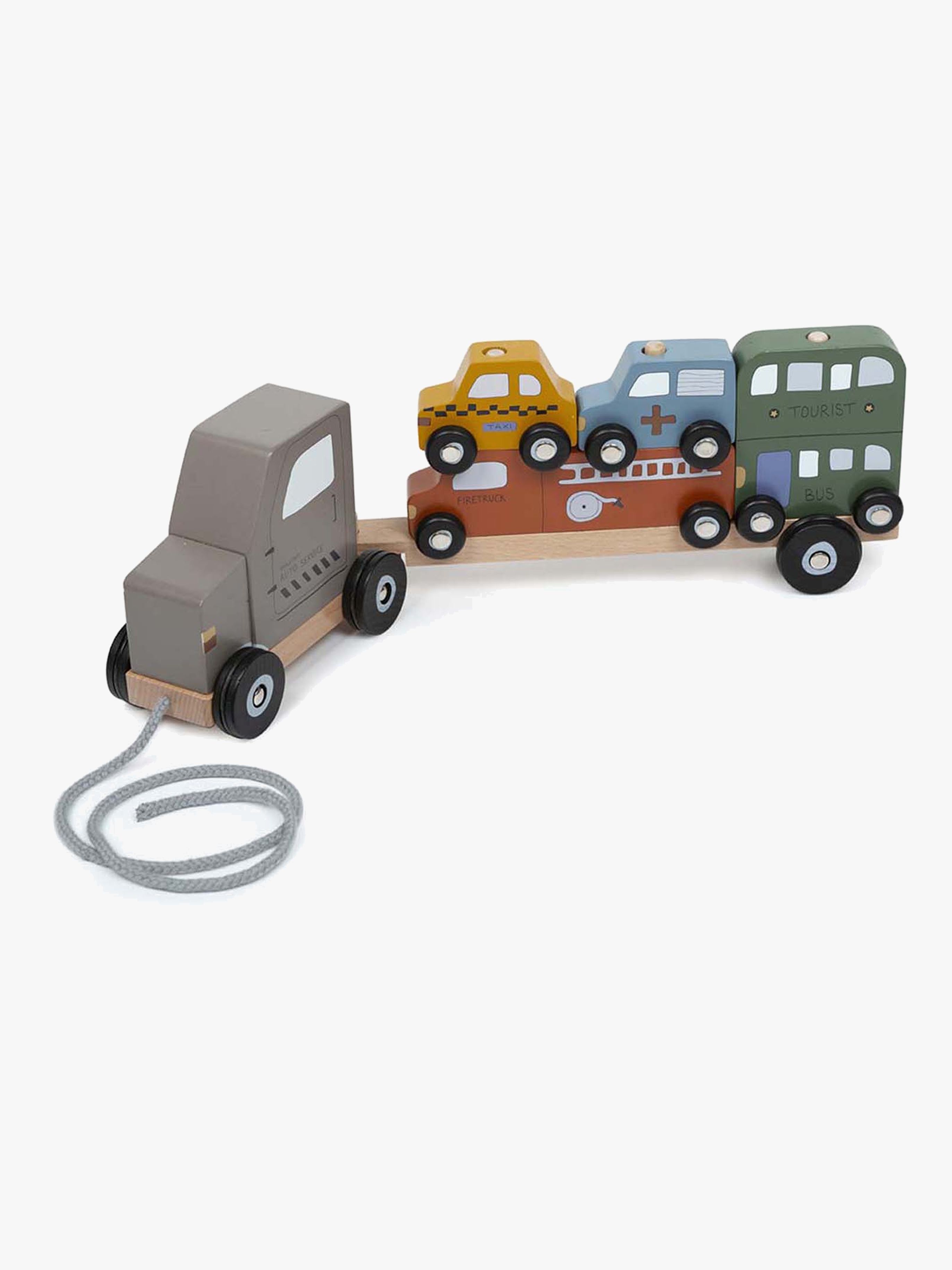 Pull-along Toy Car Transport