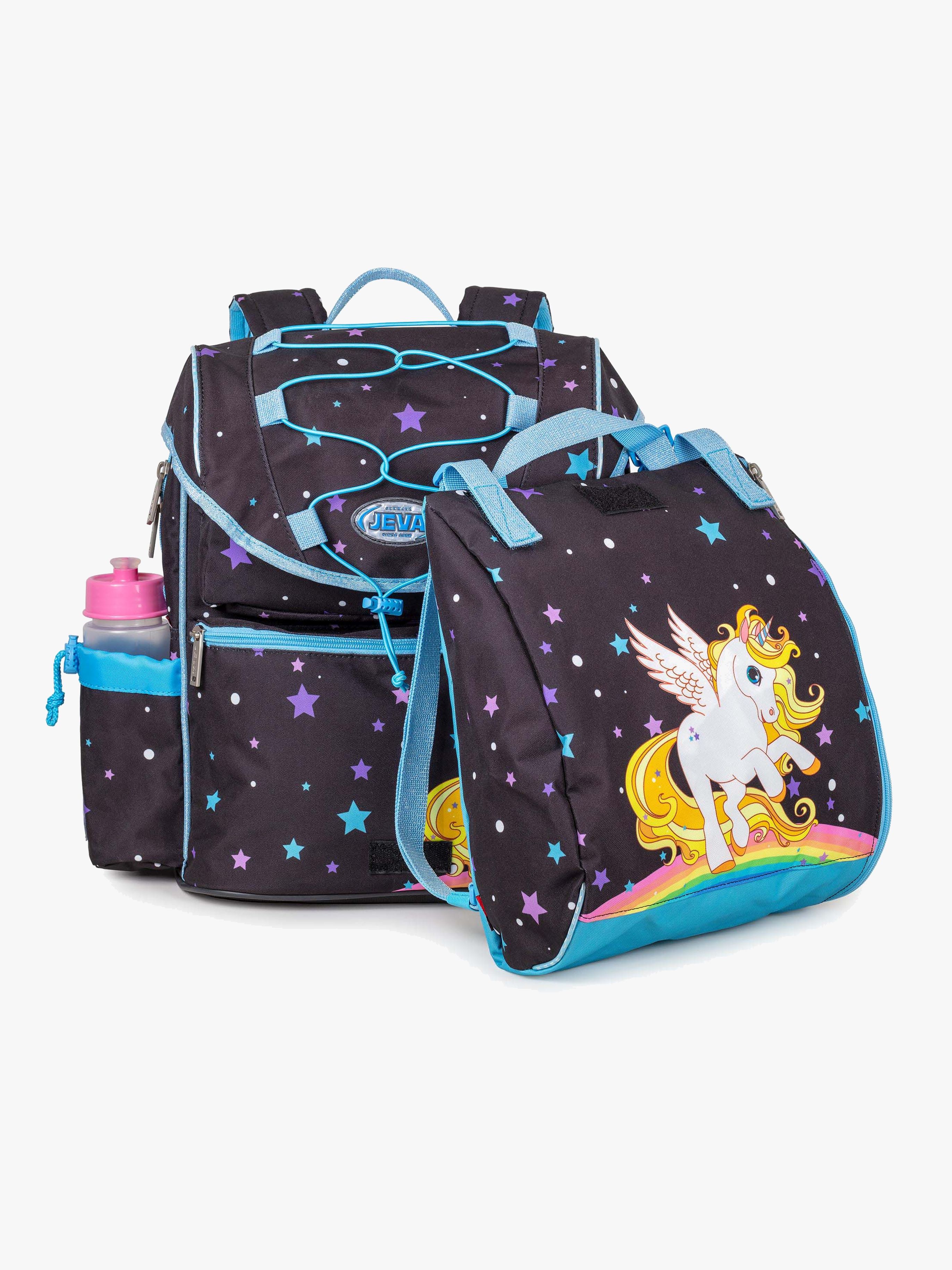 Jeva Intermediate Kinder Rucksack 21 L, Golden Unicorn