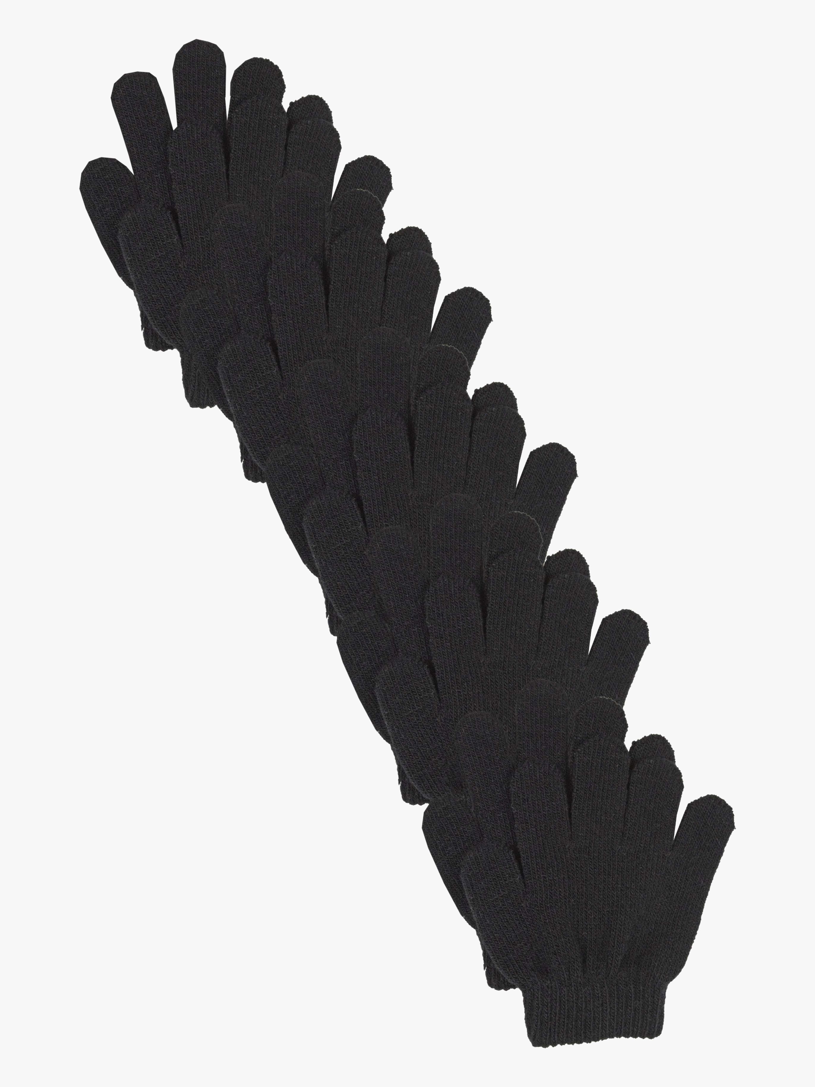 Lindberg Åsbro Magic Handschuhe 5er-Set, Schwarz, 5-8 Jahre