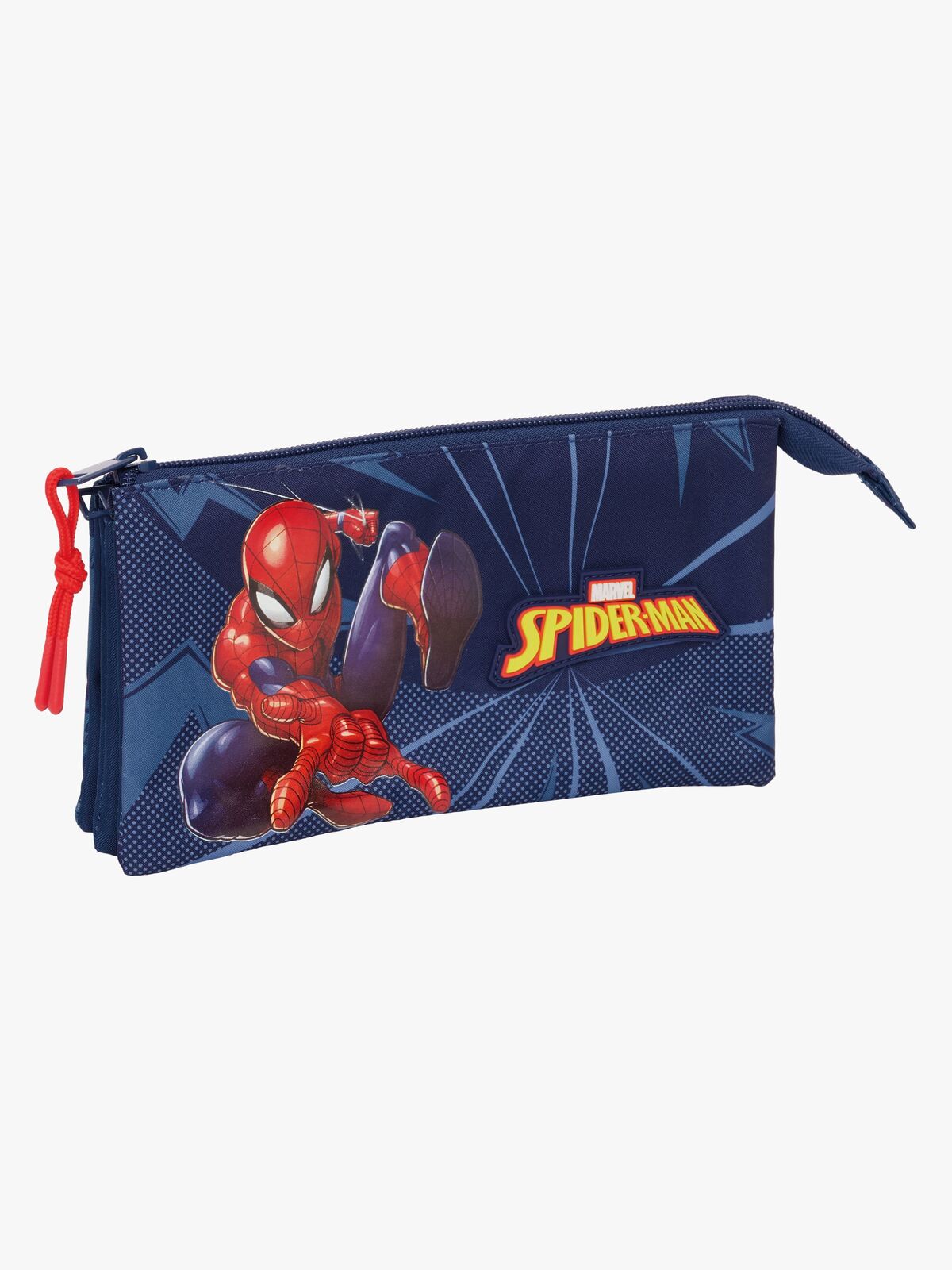 Marvel Spider-Man Dreifach-Federmäppchen, Blau