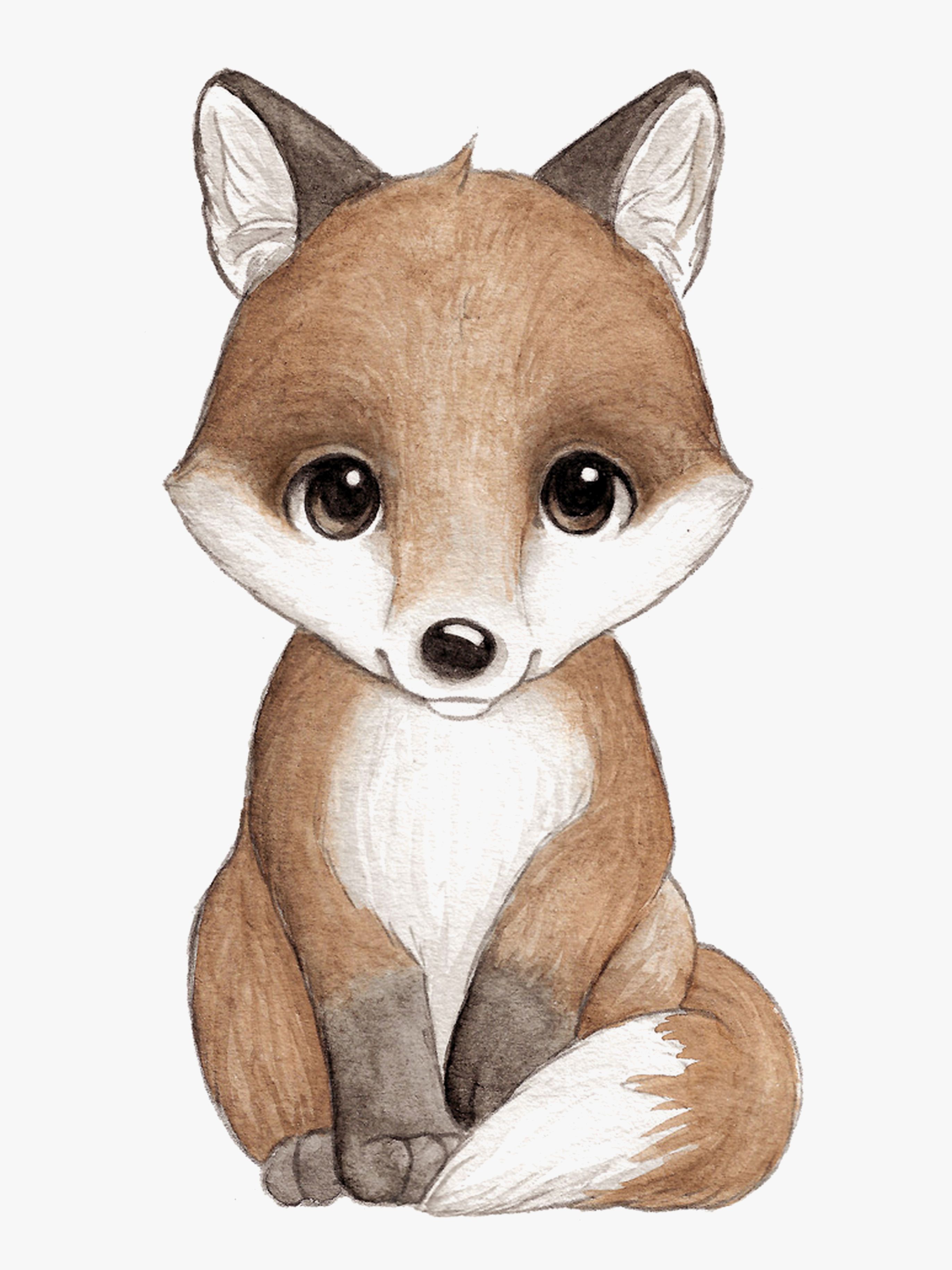 Stickstay Flurry The Fox Wandsticker