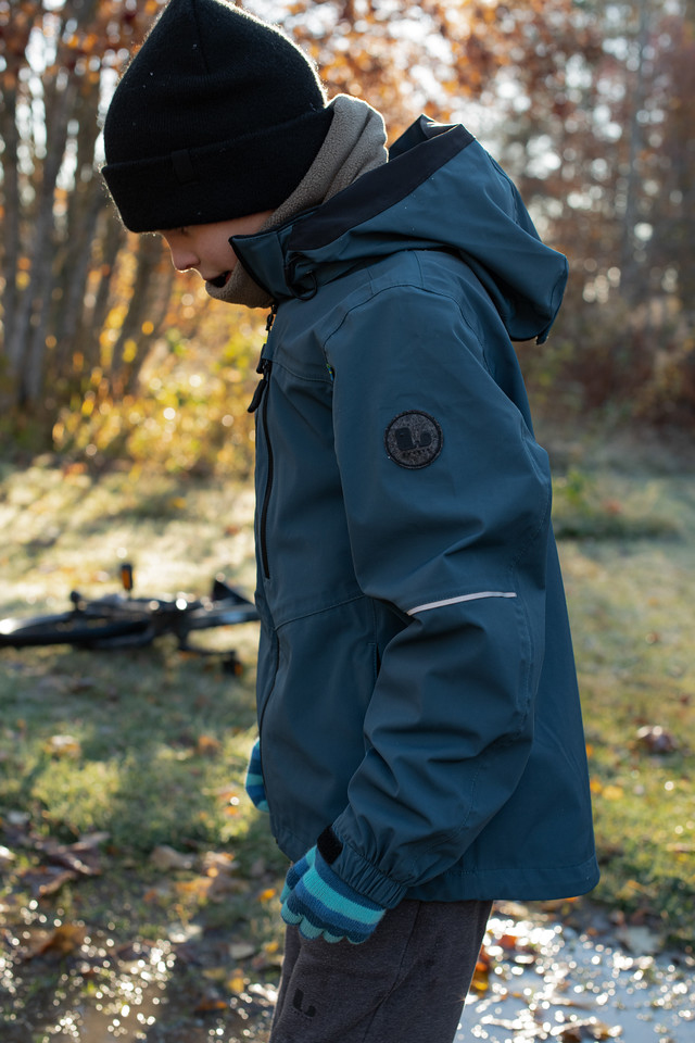 Drammen Outdoorjacke, Petroleum, 170