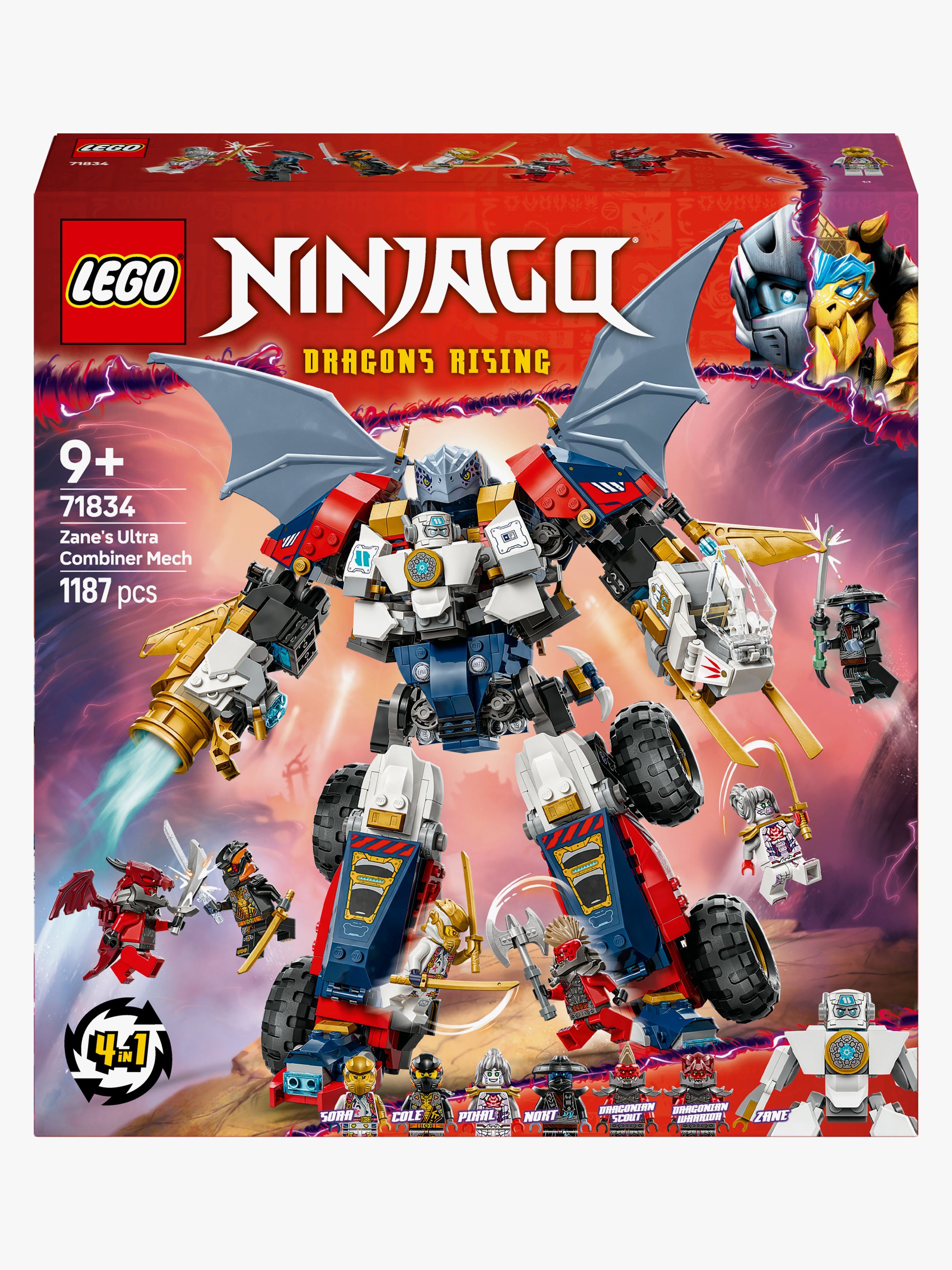 LEGO Ninjago 71834 Zanes Ultra-Kombi-Mech