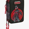 Marvel Spider-Man Miles Morales Gefülltes Dreifach-Federmäppchen 37 Teile, Schwarz