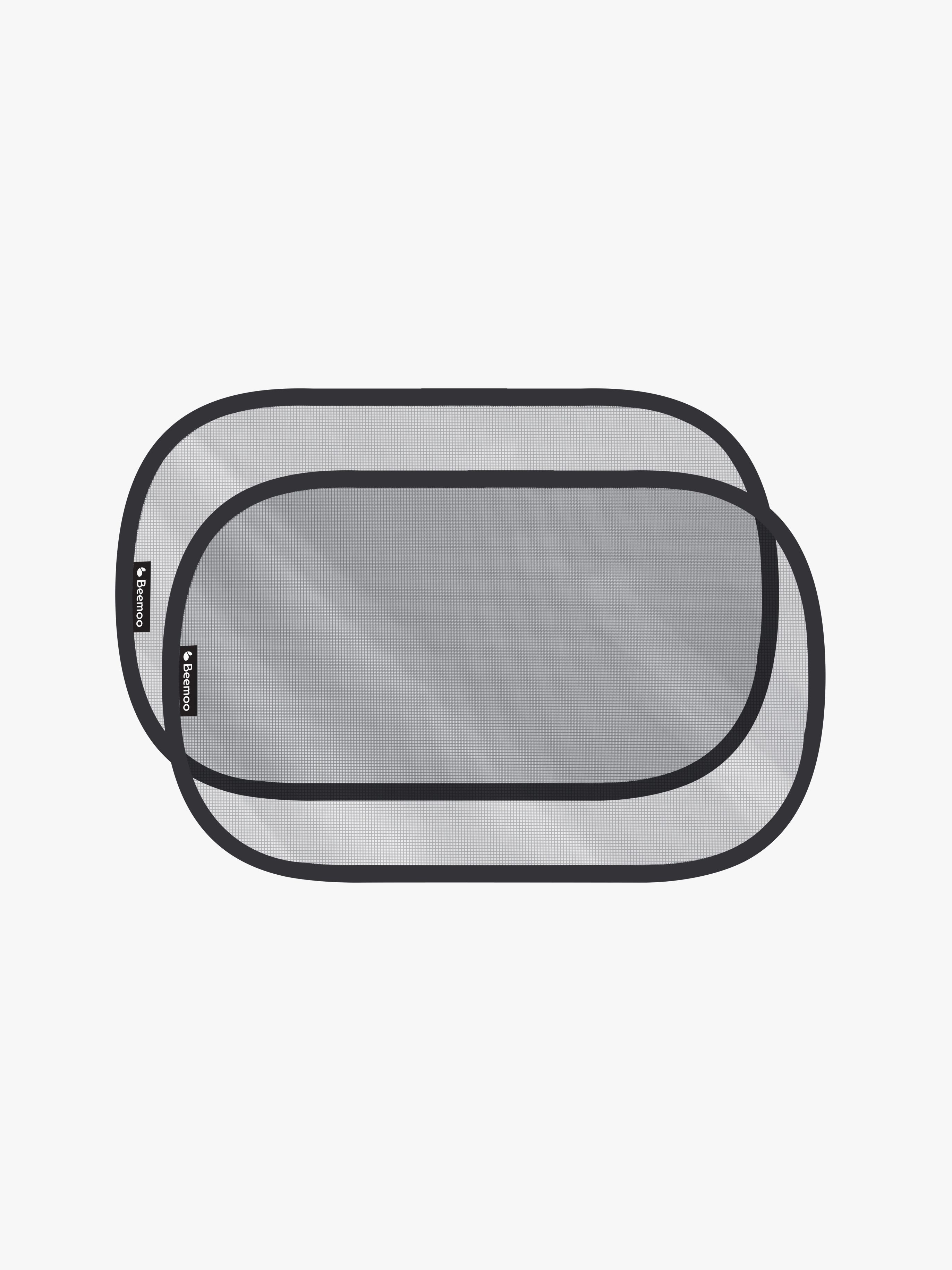 Beemoo Sonnenschutz Fenster 2er-Pack, Schwarz