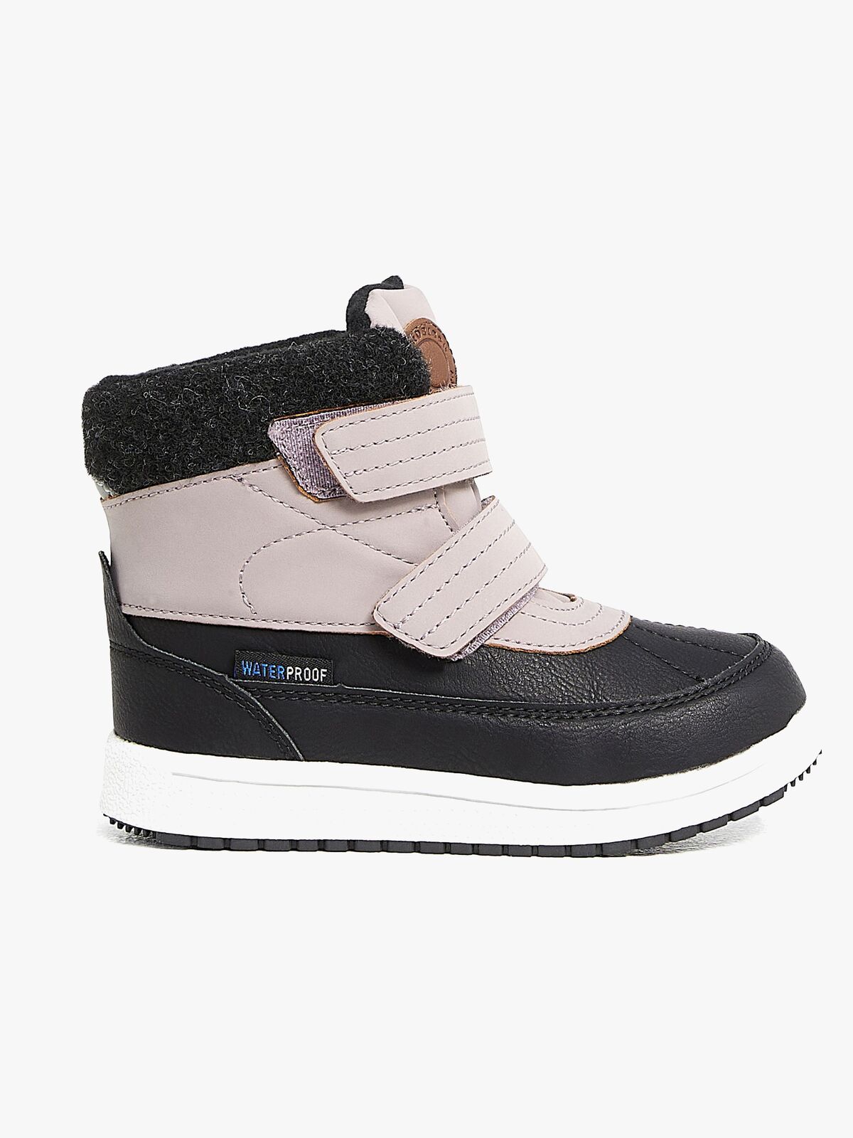 Nordbjørn Husky Winterstiefel, Black/Old Pink