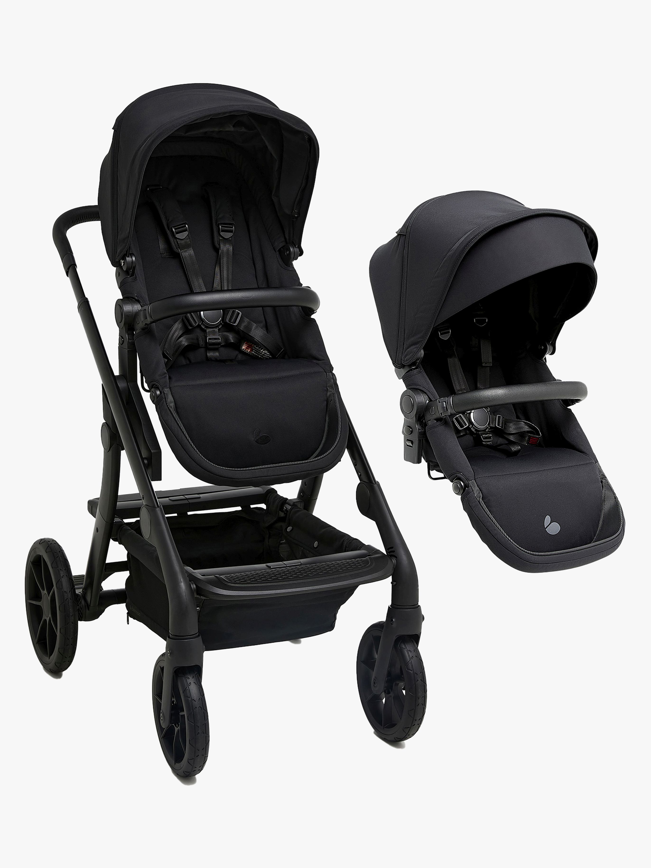 Beemoo Pro Max Geschwisterwagen, Coffee Black