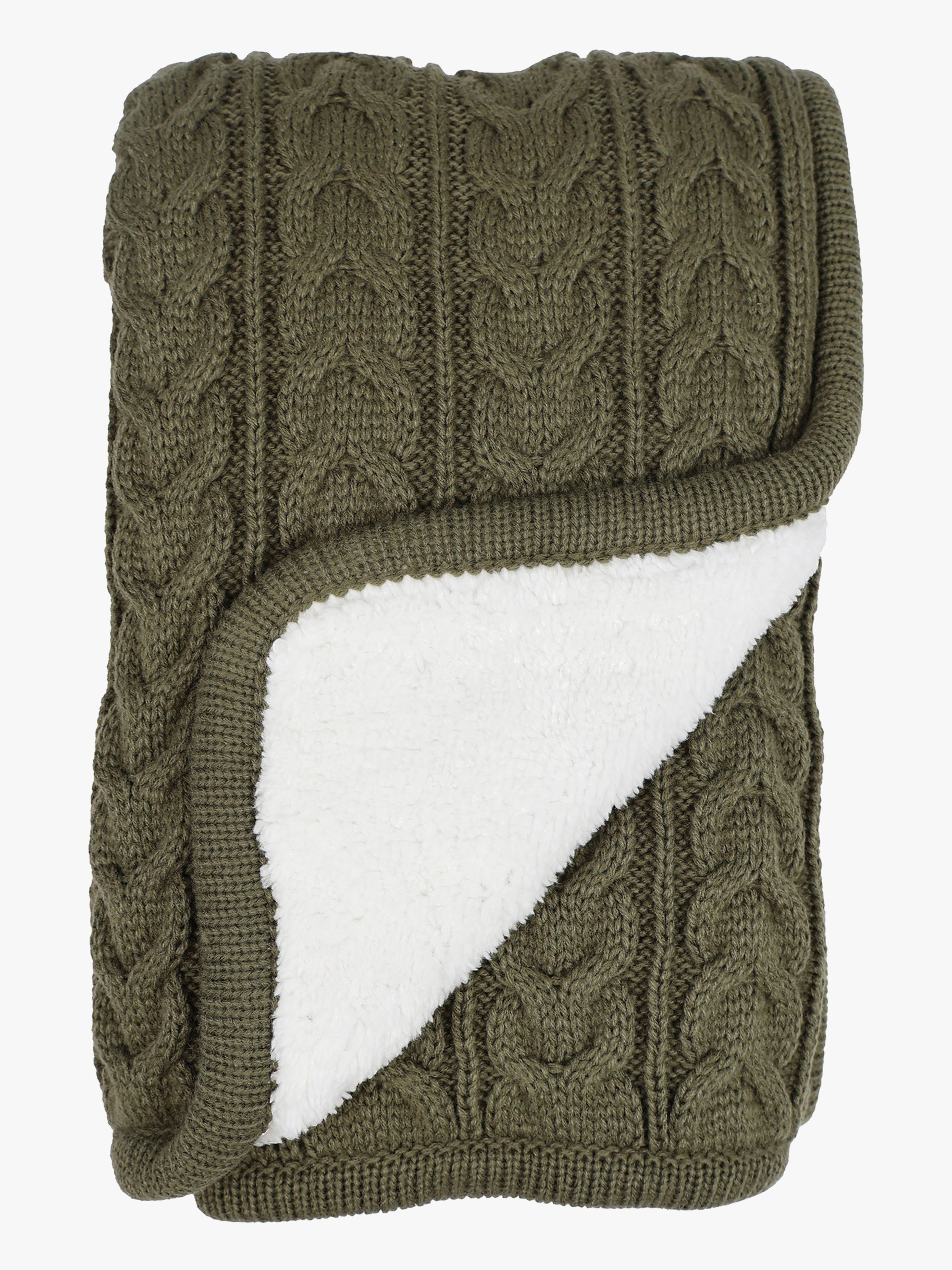 Vinter &  Bloom Cuddly Decke, Dusty Olive