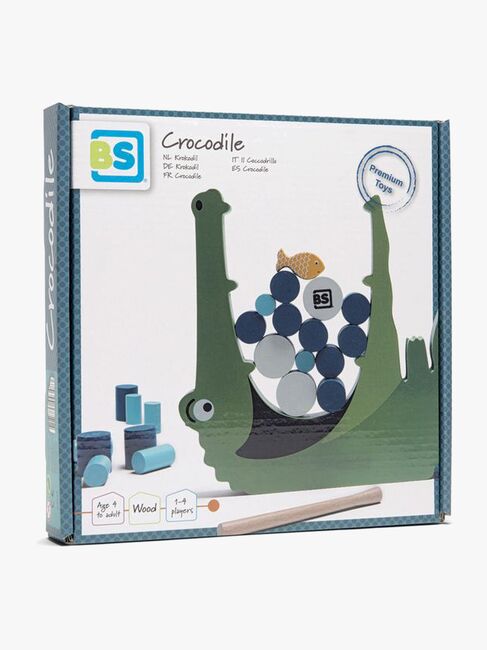 BS Toys Krokodil Kinderspiel, Mehrfarbig