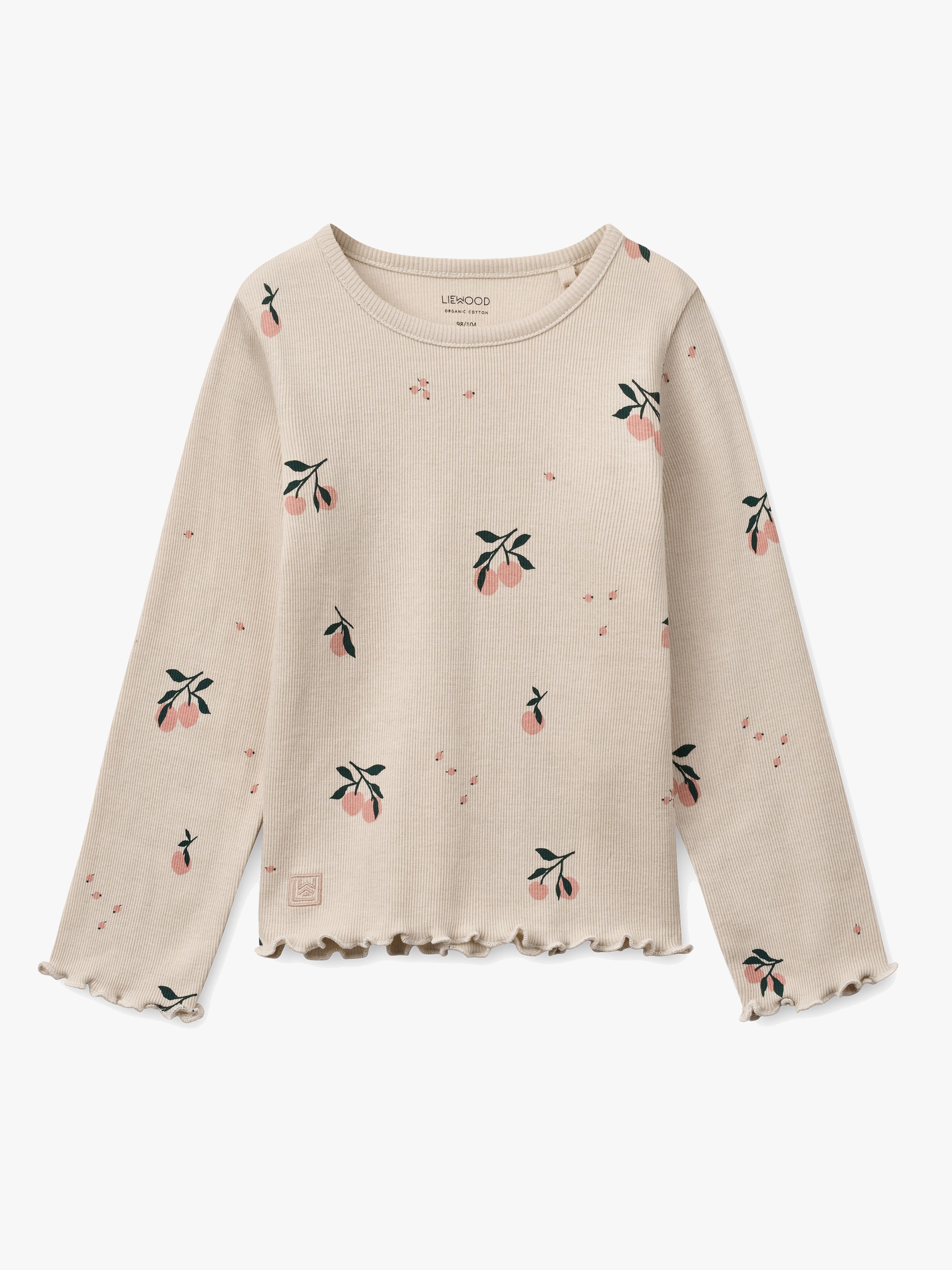 LIEWOOD Nieve Shirt, Peach/Sea Shell, 86-92