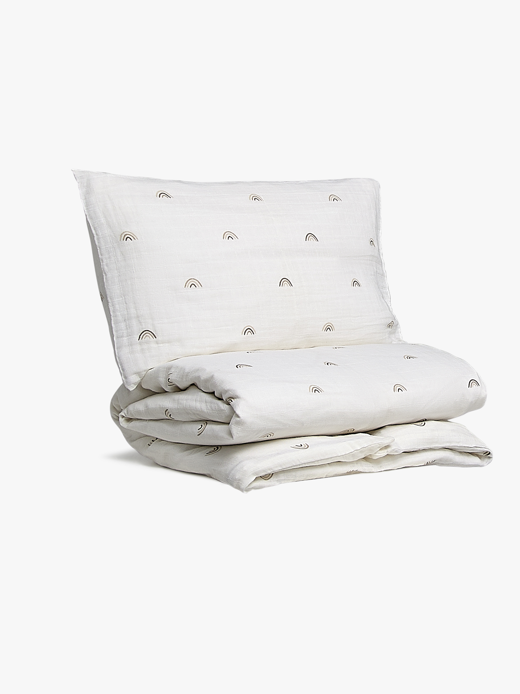 AVIVA Bettwäsche Babybett 100x130, Weiß