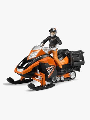 Bruder Snowmobil Mit Fahrer Und Zubehör