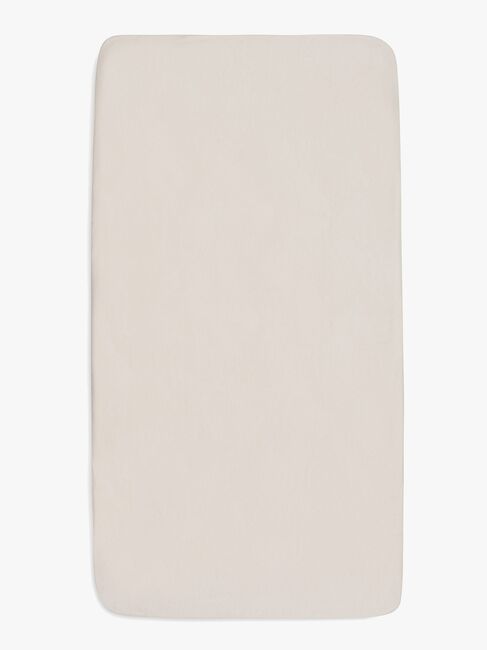 Jollein Spannbettlaken 2er-Pack 60x120, Oatmeal/Sand