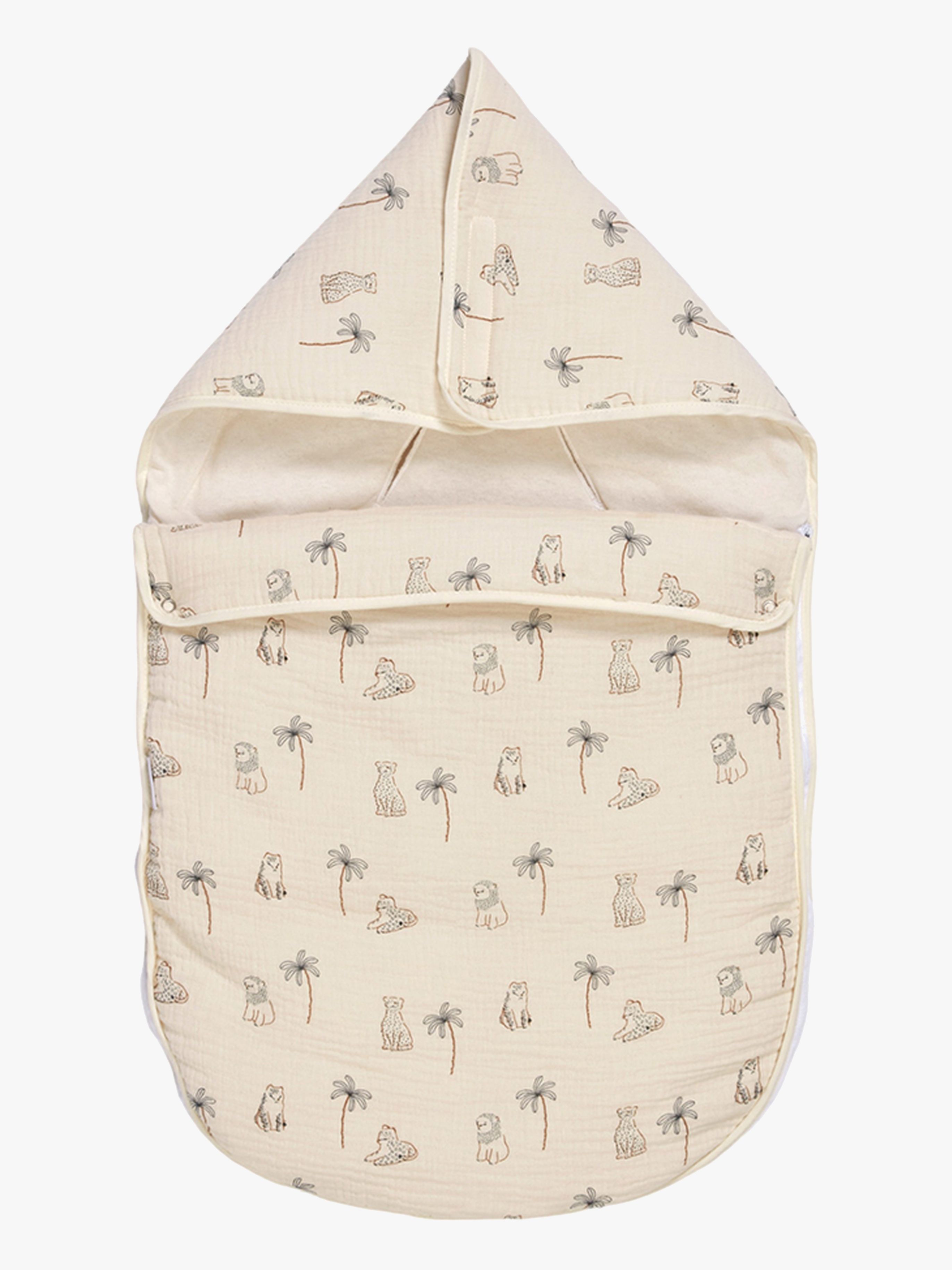 Schlafsack mit Kapuze 0-3 Monate, Savann