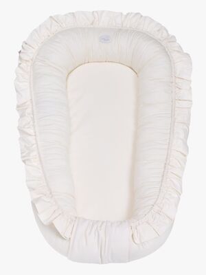 Mini Dreams Cozy Babynest Rüschen, Hellbeige