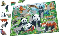 Larsen Chinesisches Tierreich Rahmenpuzzle 56 Teile