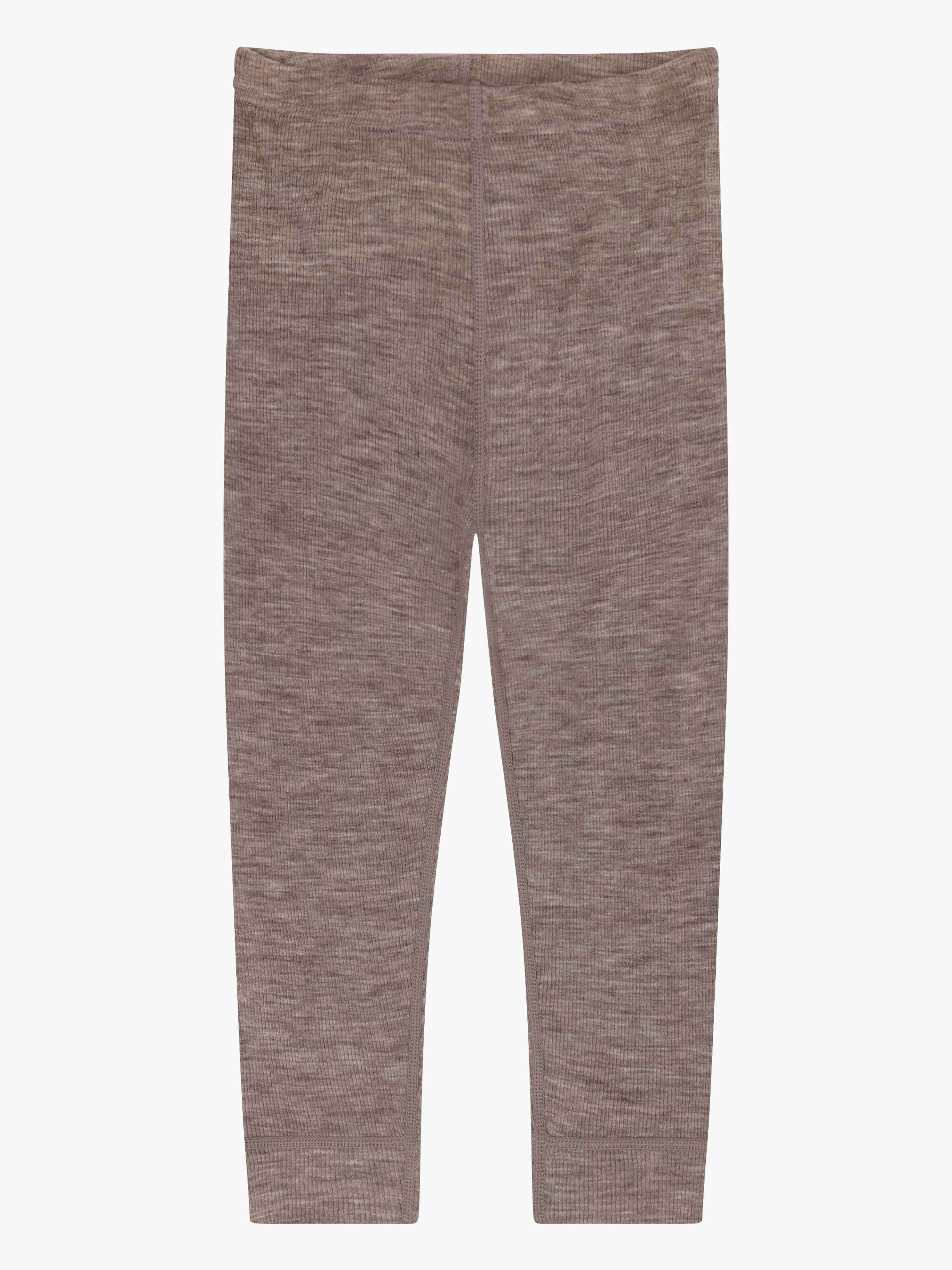 CeLaVi Leggings Merinowolle, Walnut Melange, 110