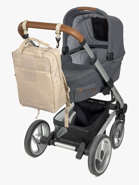 Lässig Vividal Wickeltasche Rucksack, Humus