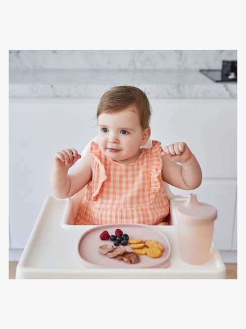 b.box Teller mit Deckel Silikon, Blush