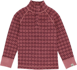 Gullkorn Design Norefjell Wool Thermo-Unterhemd, Old Pink