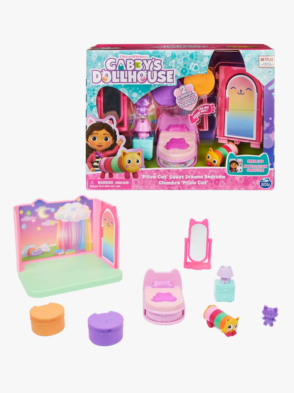 Gabby's Dollhouse Deluxe Room - Cat's Schlafzimmer