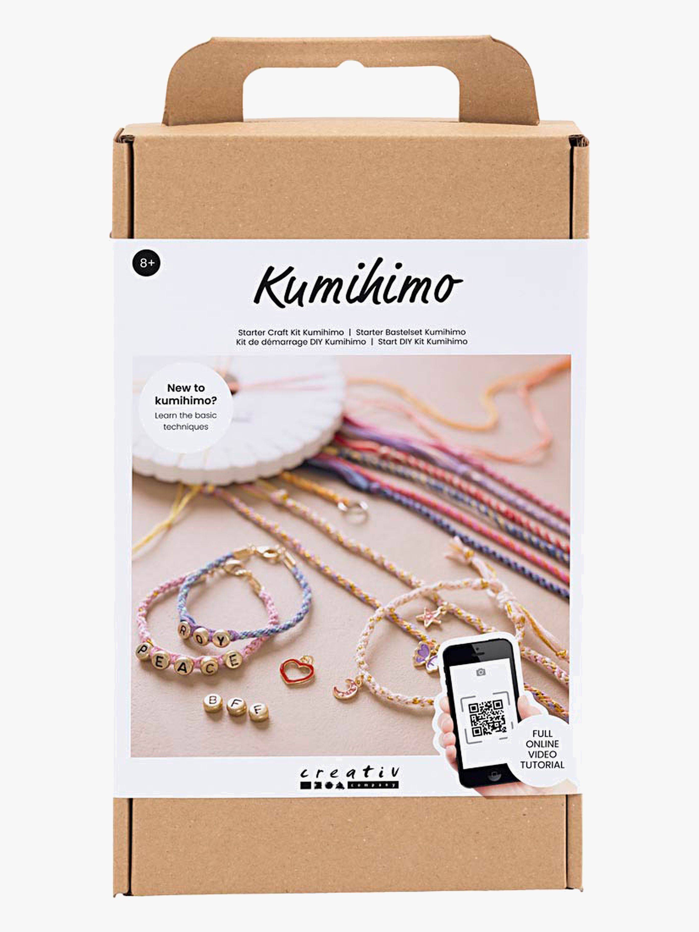 CreativCompany Kumihimo DIY Armbandset