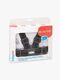 Babyono Lauflerngurt First Steps, Schwarz/Grau