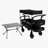 North 13.5 Transporter Bollerwagen, Black/Grey inkl. Campingtisch