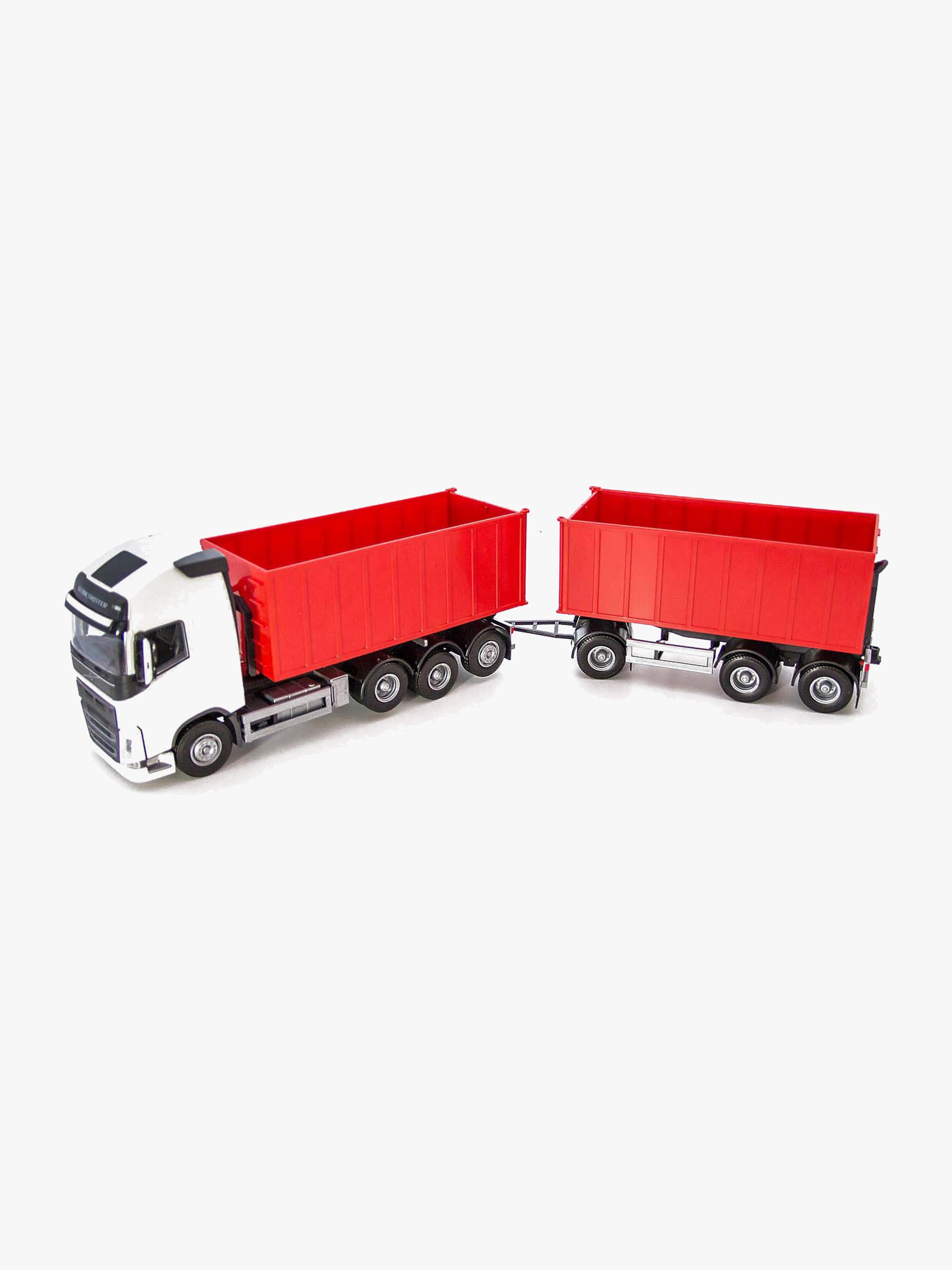 Emek Scania Lastwagen Hook-Lift, Weiß